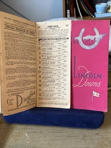 Vintage Lincoln Downs Horse Racing Programs November 12, 1951, Lot of 2 - Picture 1 of 8