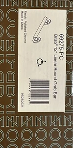 Barra de agarre Brizo Euro redonda 69275-PC 12 pulgadas (12") en cromo pulido - Imagen 1 de 3