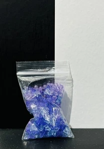 💜 Bag Purple & Blue Acrylic Mini Butterfly Butterflies Beads Craft Jewellery - Picture 1 of 4