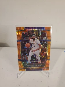 2021-22 Select Orange Flash Concourse #39 Anthony Davis - Los Angeles Lakers - Picture 1 of 2