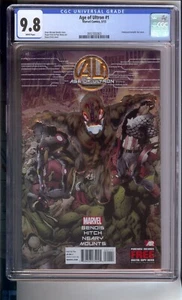 AGE OF ULTRON #1 CGC 9.8 "EMBOSSED METALLIC FOIL COVER" - Picture 1 of 1