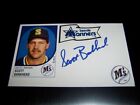 Scott Bankhead Autographed Index Card Seatlle Mariners P W/ Pass Authentication