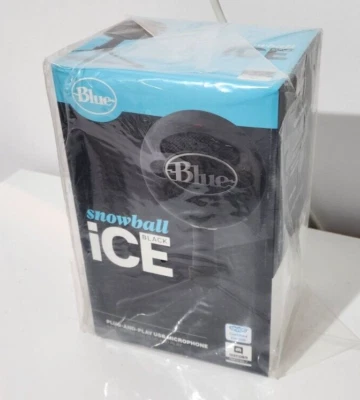 Blue Snowball iCE USB-Mikrofon für Aufnahme & Streaming auf PC & Mac - Schwarz - Bild 1 von 4