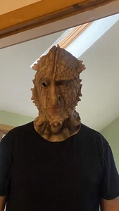 Scary Adult Horned Monster Demon Rubber Halloween Mask, Horror Movie - Picture 1 of 11