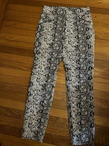 Joe B By Joe Bennasset Sz Med Stretch Pants Snake Skin Print - Bild 1 von 3