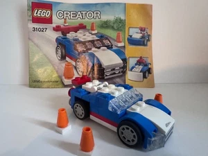 LEGO Creator 3in1 31027 Blauer Rennwagen Auto Fahrzeug mit Anleitung vollständig - Picture 1 of 4