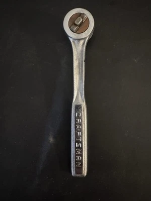 Trinquete de accionamiento vintage Craftsman RHFT 3/8" 43788 -V- mango de patente hecho en EE. UU. Foto 1 de 4