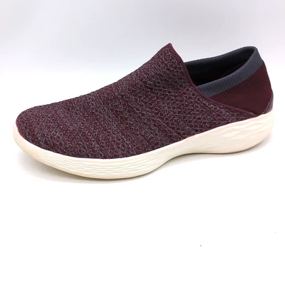 You by Skechers Sneakers Womens Red 9 Slip On Walking Shoes Stretch 14951 - Image 1 of 4