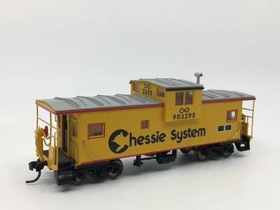 Rodas de metal HO Atlas Chessie System EV Extended Vision Caboose C&O #903295 - Imagem 1 de 4