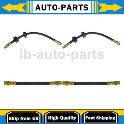 Front Rear Brake Hose Dorman 4PCS For Audi 4000 1.7L 1981 - Image 1 of 4