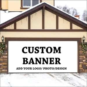 Garagentor Banner Personalisiert – 396×183 cm – Wunschtext - Bild 1 von 6