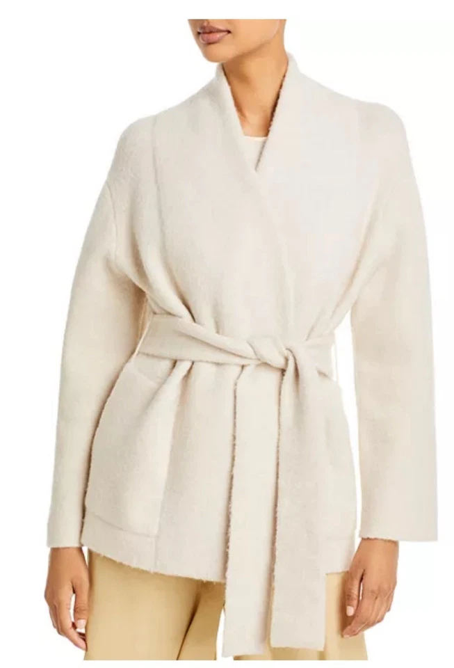 Abrigo cárdigan cinturón alpaca VINCE Merino para mujer talla XL Foto 1 de 1