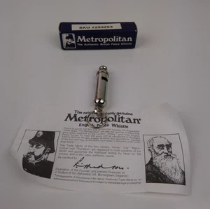 VTG Metropolitan Authentic British Police Whistle Pattern No. 15 New in Box - Picture 1 of 9