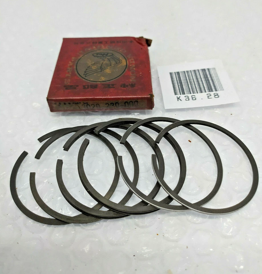 Anillos de pistón originales Honda CL125A CL125 A SS125 CB125 OS 0,25 P/N 13020-230-000 Foto 1 de 1