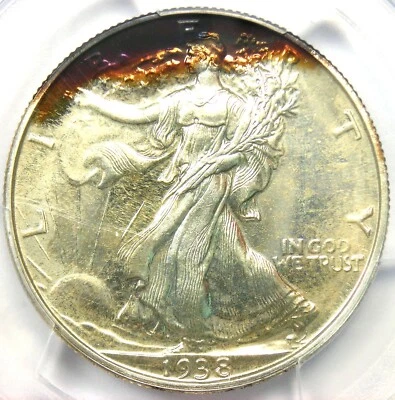 1938 Proof Walking Liberty Half Dollar 50C Coin. PCGS PR68 (PF68). $18,500 Value - Image 1 of 4