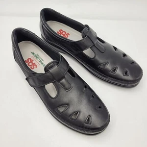 SAS Roamer EZ Strap Walking Shoes Women's 10 SLIM Tripad Comfort Black Leather - Bild 1 von 21