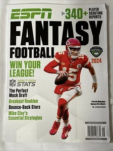 NEW 2024 ESPN FANTASY FOOTBALL PREVIEW MAGAZINE - PATRICK MAHOMES COVER - Imagen 1 de 4