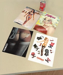 Fiorucci 70er Jahre Göttliche Postkarte Sammlerset 4 x A4 Karten - Bild 1 von 5