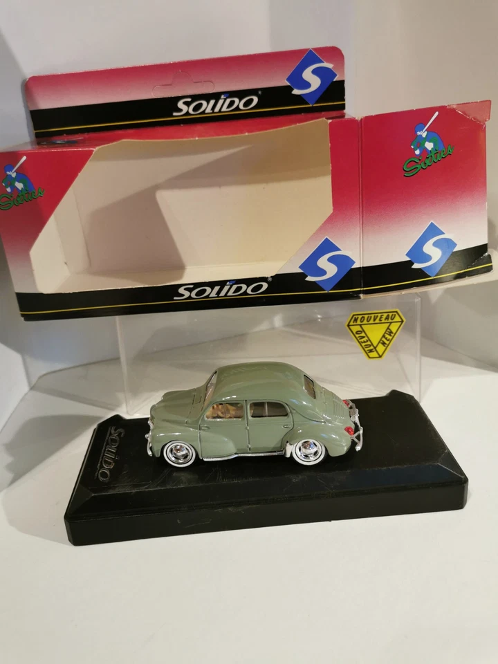 SOLIDO RENAULT 4 CV voiture miniature  1/43 - Photo 1/1