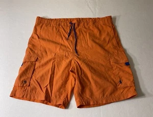 Polo Sport Ralph Lauren Shorts Mens M Orange Swim Trunks - Picture 1 of 9
