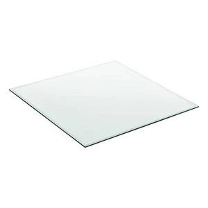 [neu.haus] Glasplatte 80x80cm Glasscheibe Tischplatte ESG Glas Kaminplatte DIY - Bild 1 von 4