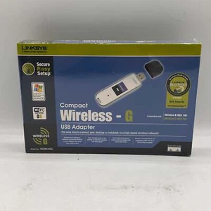 New Linksys Compact Wireless - G USB adapter wusb54gc - Picture 1 of 3