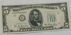 1950A San francisco 5$ Five Dollar - Gem Uncirculated Condition - Picture 1 of 2