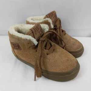 Vans Half Cab Wheat Suede Mid Gumsole Toddler Children’s Size 6 - Picture 1 of 14