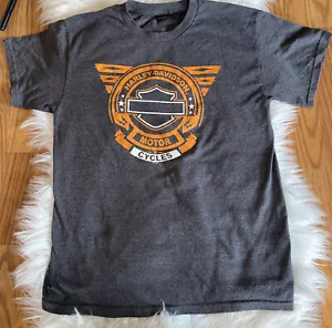 Harley Davidson Crewneck T -Shirt Adult Men’s Large Hot Rod2018 Tee Shirt Biker - Picture 1 of 7