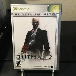 Hitman 2: Silent Assassin (Microsoft Xbox, 2002) completo di scatola Platinum Hits - Foto 1 di 8