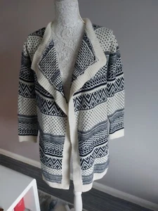 Woolovers Cardigan Avvolgente Taglia S Pura Lana di Agnello Nuovo - Foto 1 di 5