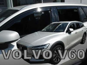 Juego de 4 piezas de deflectores de viento para Volvo V60 Mk2 2018-up tintado Heko - Imagen 1 de 8