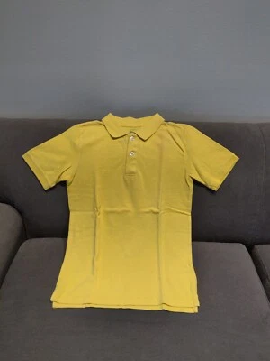 FADED GLORY Boys' Yellow 100% Cotton Short Sleeve Polo Shirt, size 8 M - Image 1 of 4