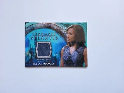 Stargate Atlantis Season 3 & 4 Costume Card Teyla Emmagan - in Leather - Image 1 of 2