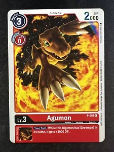 2020 Digimon CCG P-009 P Agumon Promo NM - Picture 1 of 2