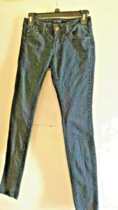 Indigo Skinny Jeans Stretchy Size 1 Juniors 29.5" Inseam NWOT Love Culture - Picture 1 of 5