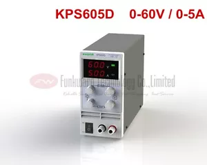 KPS605D Adjustable Mini Switch DC Power Supply Output 0-60V 0-5A AC110-220V - Picture 1 of 1