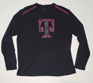 T-Mobile Employee Shirt: Long Sleeve, Black. With T Logo on Front Men's XL
