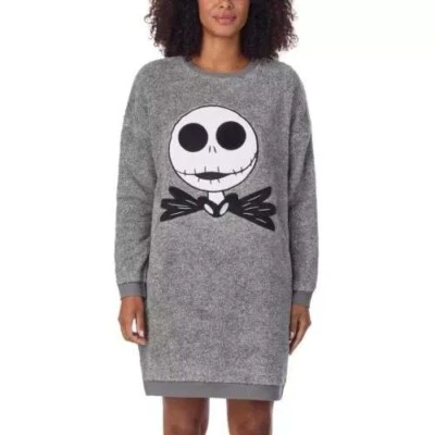 Disney Ladies' Lounge Nightmare Before Christmas Plush Nightgown Medium NWT - Image 1 of 4