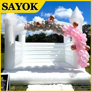 3Meter Kinder Party Hüpfburg PVC aufblasbare Türsteher Haus aufblasbare Hochzeit - Bild 1 von 5