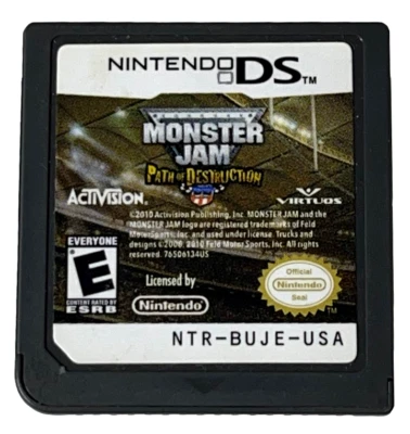 Monster Jam Path of Destruction Nintendo DS 2DS 3DS Game *Cartridge Only* - Image 1 of 3