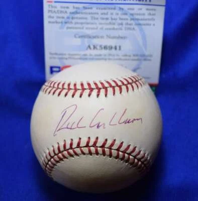 Richie Ashburn PSA DNA Coa Autograph National League ONL Signed Baseball 2 - Image 1 of 2