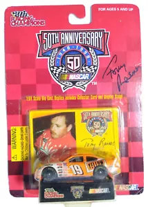 Signed 1998 Racing Champions 50th Anniversary Tony Raines 1:64 Die-Cast Signed - Picture 1 of 4
