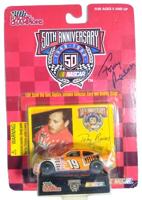 Firmado 1998 Racing Champions 50 Aniversario Tony Raines 1:64 Die-Cast Firmado Foto 1 de 4