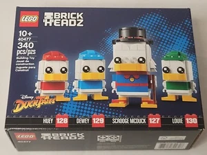 LEGO 40477 Scrooge McDuck Huey Dewey Louie Brickheadz Ducktales 127 128 129 130 - Imagen 1 de 2