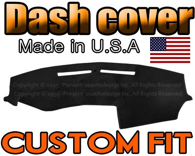 Se adapta a Dodge Avenger 2011-2014 cubierta de tablero alfombrilla tablero almohadilla hecho en ee. uu./negro Foto 1 de 4