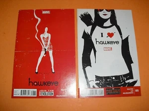 Hawkeye #8 & #9 both NM 9.6 COND from from 2013! Marvel mint high grade B283 - Picture 1 of 11