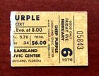 DEEP PURPLE Concert Ticket Stub Feb. 6, 1976 Lakeland, Florida BOLIN / NAZARETH
