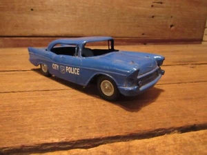 Vintage 1957 Chevrolet BelAir City Police Promo Model Car - Junkyard Parts! - Picture 1 of 8