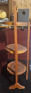 Beautiful Handcrafted Foldable Wood Shelf - Picture 1 of 9